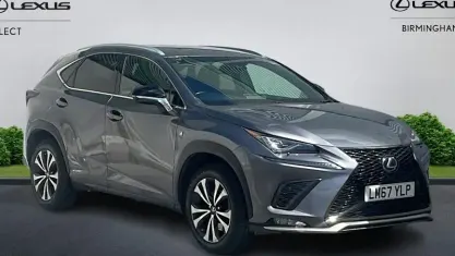 Used Lexus NX300h Sport Line 197 HP (144 kW) 2017 Grey SUV