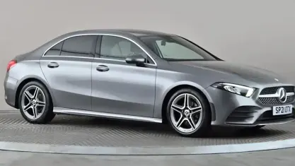 Used Mercedes A180 AMG line 136 HP (100 kW) 2021 Grey Sedan