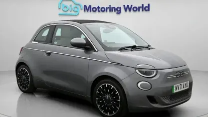 Used Fiat 500e La Prima 86 kW (118 HP) 2022 Grey Cabriolet
