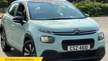 Used Citroën C3 Feel 110 HP (80 kW) 2018 Green Hatchback