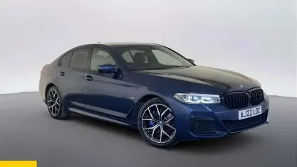 Used BMW 530e M Sport 292 HP (214 kW) 2022 Blue Sedan