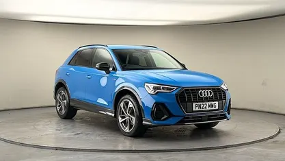 Used Audi Q3 Black Edition 150 HP (110 kW) 2022 Blue SUV