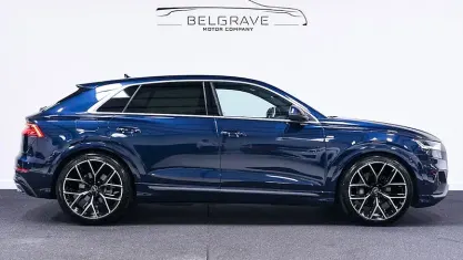 Used Audi Q8 S-Line 340 HP (250 kW) 2023 Blue SUV