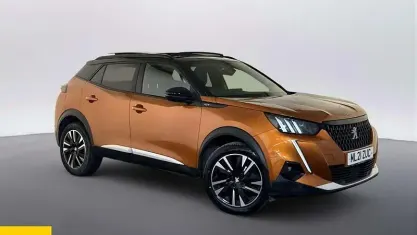 Used Peugeot 2008 Premium 131 HP (96 kW) 2021 Orange SUV