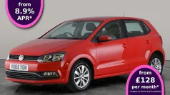 Red Used 2015 VW Polo SE Hatchback | £8,456 (Fair price)