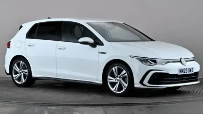 Used VW Golf VIII R-line 150 HP (110 kW) 2023 White Hatchback