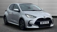 Silver Used 2020 Toyota Yaris Hybrid Design Hatchback | £14,695 (Fair price)