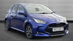 Blue Used 2023 Toyota Yaris Hybrid Design Hatchback | £16,501 (Fair price)