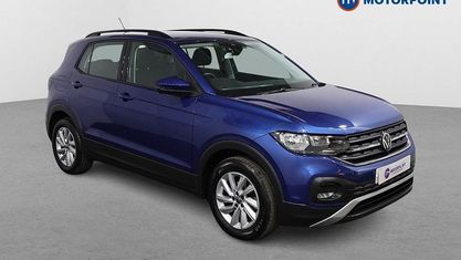 Usado VW T-Cross Edition 110 HP (80 kW) 2022 Azul SUV
