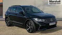 Black Used 2022 VW Tiguan R-line SUV | £24,888 (Fair price)
