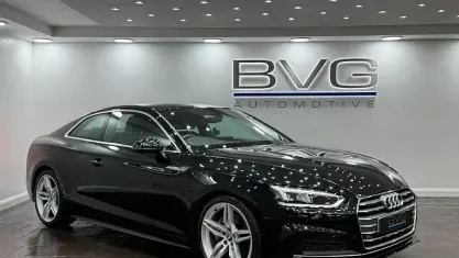 Begagnad Audi A5 S-Line 190 HK (139 kW) 2019 Svart Sportkupé