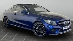 Blue Used 2019 Mercedes C43 AMG Premium Plus Coupe | £28,695 (Fair price)