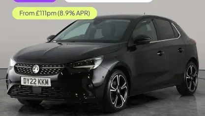 Used Vauxhall Corsa Edition 102 HP (75 kW) 2022 Black Hatchback