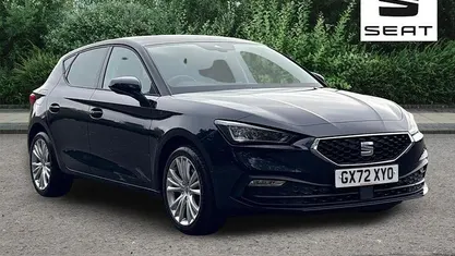 Used Seat Leon SE Dynamic 110 HP (80 kW) 2022 Blue Hatchback