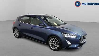 Used Ford Focus Titanium X 125 HP (91 kW) 2020 Blue Hatchback