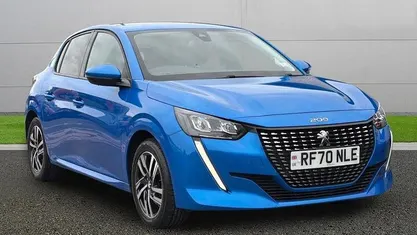 Used Peugeot 208 Allure Premium 102 HP (75 kW) 2021 Blue Hatchback