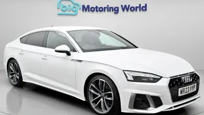 Used Audi A5 Sportback S-Line 150 HP (110 kW) 2023 White Hatchback