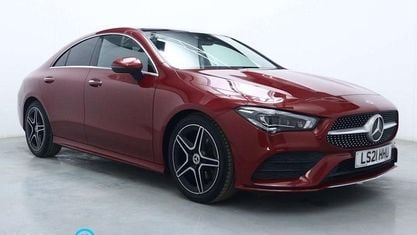 Usado Mercedes CLA180 AMG Line Premium Plus 136 HP (100 kW) 2021 Vermelho Sedan
