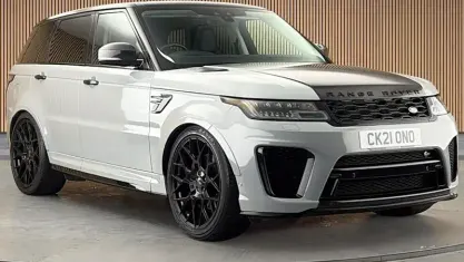 Used Land Rover Range Rover Sport SVR 575 HP (422 kW) 2021 Santorini black SUV