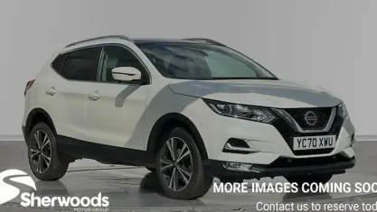 Used Nissan Qashqai N-Connecta 160 HP (117 kW) 2020 White SUV