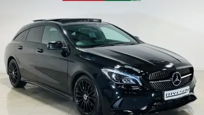 Used Mercedes CLA200 AMG line 156 HP (114 kW) 2018 Black Coupe