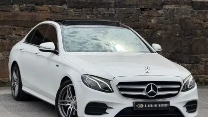 Used Mercedes E350 AMG Line Premium 258 HP (189 kW) 2017 White Sedan