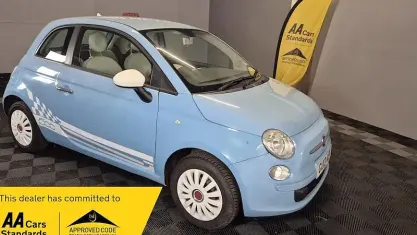 Used Fiat 500 69 HP (50 kW) 2013 Blue Hatchback