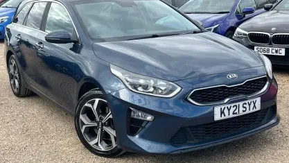 Used Kia Ceed Sportswagon 136 HP (100 kW) 2021 Blue Estate