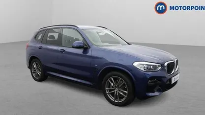 Blue Used 2021 BMW X3 M Sport SUV | £29,549 (Good price)