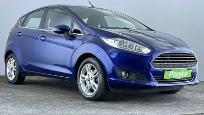 Used Ford Fiesta Zetec 101 HP (74 kW) 2016 Blue Hatchback