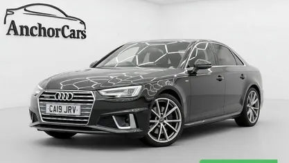 Used Audi A4 S-Line 190 HP (139 kW) 2019 Black Sedan