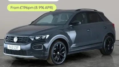 Used VW T-Roc Black Edition 110 HP (80 kW) 2021 Grey SUV