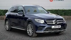 Blue Used 2018 Mercedes GLC250 AMG line Estate | £17,562 (Fair price)