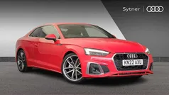 Red Used 2022 Audi A5 S-Line Coupe | £25,000 (Fair price)