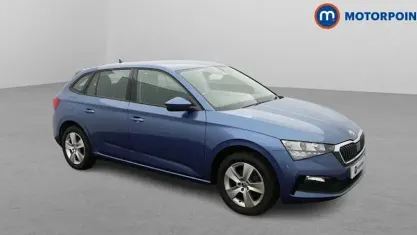 Used Skoda Scala SE 110 HP (80 kW) 2021 Blue Hatchback