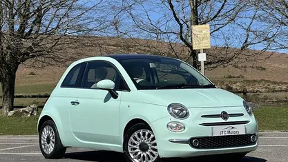 Used Fiat 500 Lounge 69 HP (50 kW) 2018 Green Hatchback