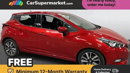 Used Nissan Micra Tekna 101 HP (74 kW) 2020 Red Hatchback