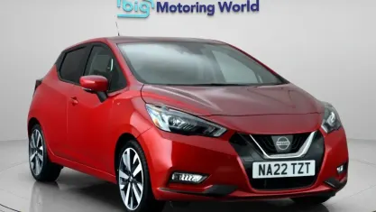 Used Nissan Micra Tekna 92 HP (67 kW) 2022 Red Hatchback