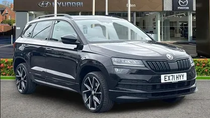 Used Skoda Karoq SportLine 150 HP (110 kW) 2021 Black SUV