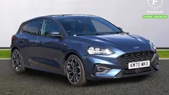 Blue Used 2020 Ford Focus ST-Line X Hatchback | £16,399 (Fair price)