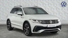 White Used 2021 VW Tiguan R-line SUV | £23,850 (A bit pricey)