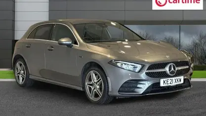 Used Mercedes A250 AMG line 218 HP (160 kW) 2021 Grey Hatchback