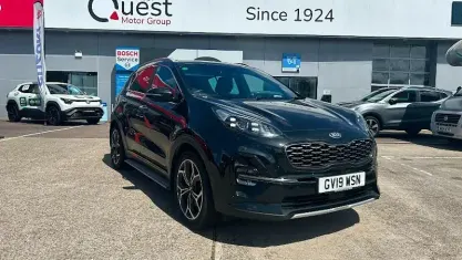 Used Kia Sportage GT-Line S 136 HP (100 kW) 2019 Black SUV