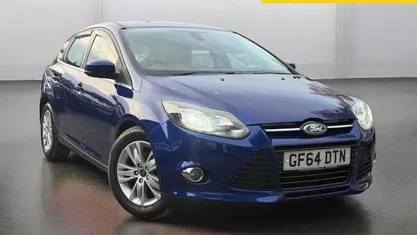 Blue Used 2014 Ford Focus Titanium Hatchback | £4,395 (Fair price)
