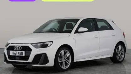 Used Audi A1 Sportback S-Line 95 HP (69 kW) 2021 White Hatchback