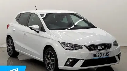 Used Seat Ibiza XCELLENCE 116 HP (85 kW) 2020 White Hatchback