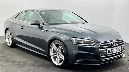 Used Audi A5 S-Line 190 HP (139 kW) 2019 Grey Coupe