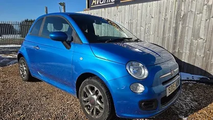 Used Fiat 500 S 69 HP (50 kW) 2015 Blue Hatchback