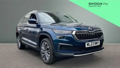 Used Skoda Kodiaq SE L Executive 150 HP (110 kW) 2023 Blue SUV