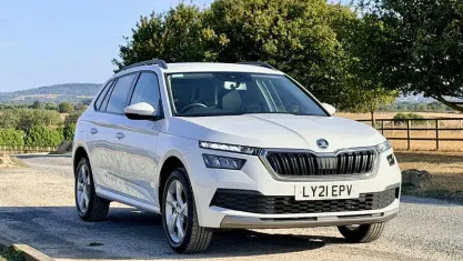 Used Skoda Kamiq SE Drive 95 HP (69 kW) 2021 White SUV